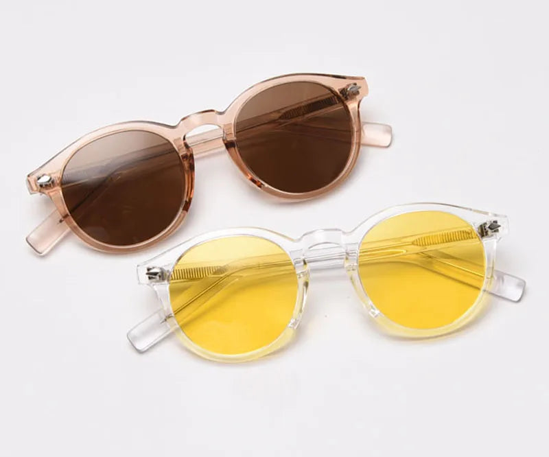 GEORGE - Polarized TR90 Round Frame Sunglasses