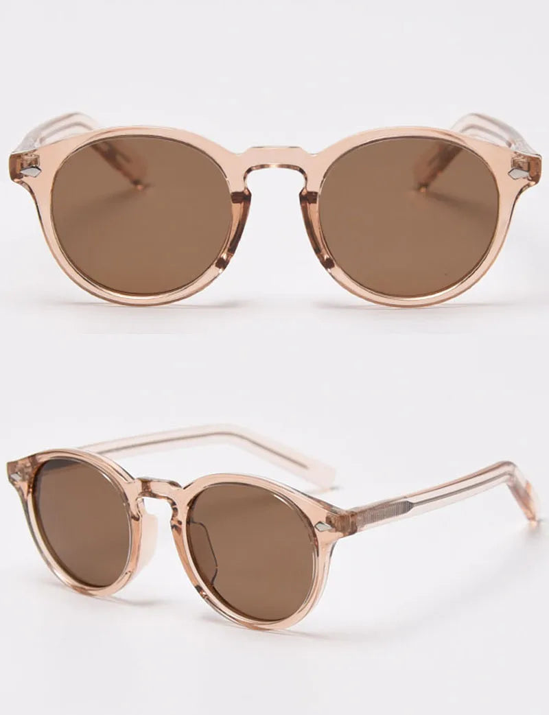 GEORGE - Polarized TR90 Round Frame Sunglasses