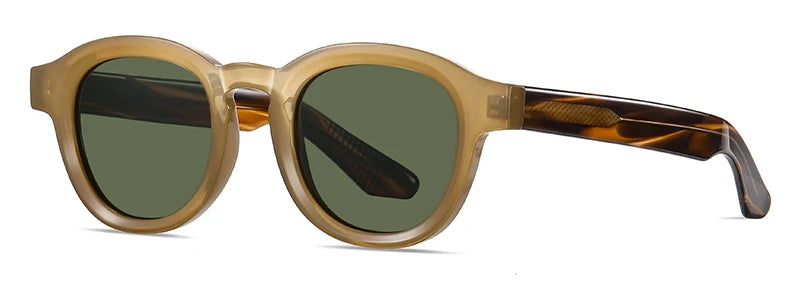 TIMOTHY - Retro Polarized Round Frame TR90 Sunglasses