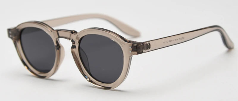 JOHNNY - Retro Polarized TR90 Round Frame Sunglasses