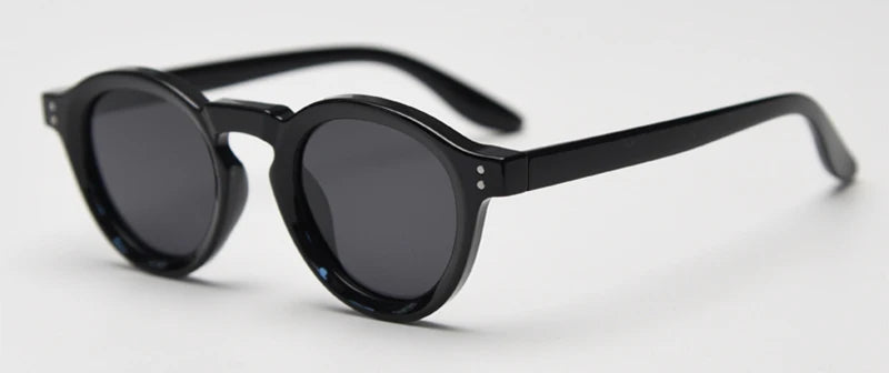 JOHNNY - Retro Polarized TR90 Round Frame Sunglasses