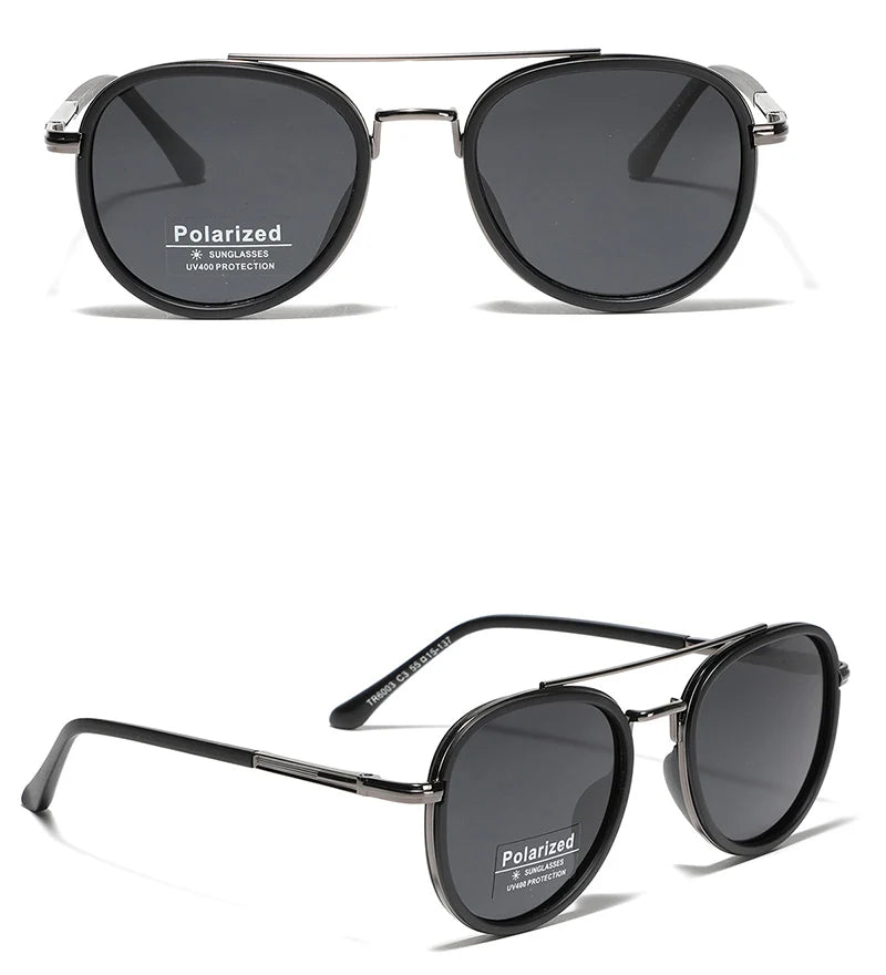 LEWIS - Classic Double Bridge Driving Sunglasses