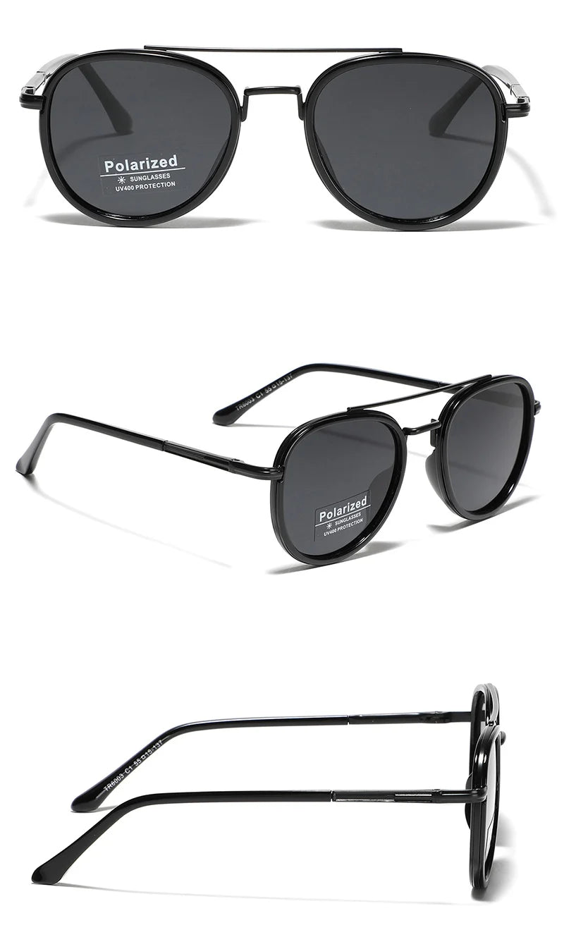 LEWIS - Classic Double Bridge Driving Sunglasses