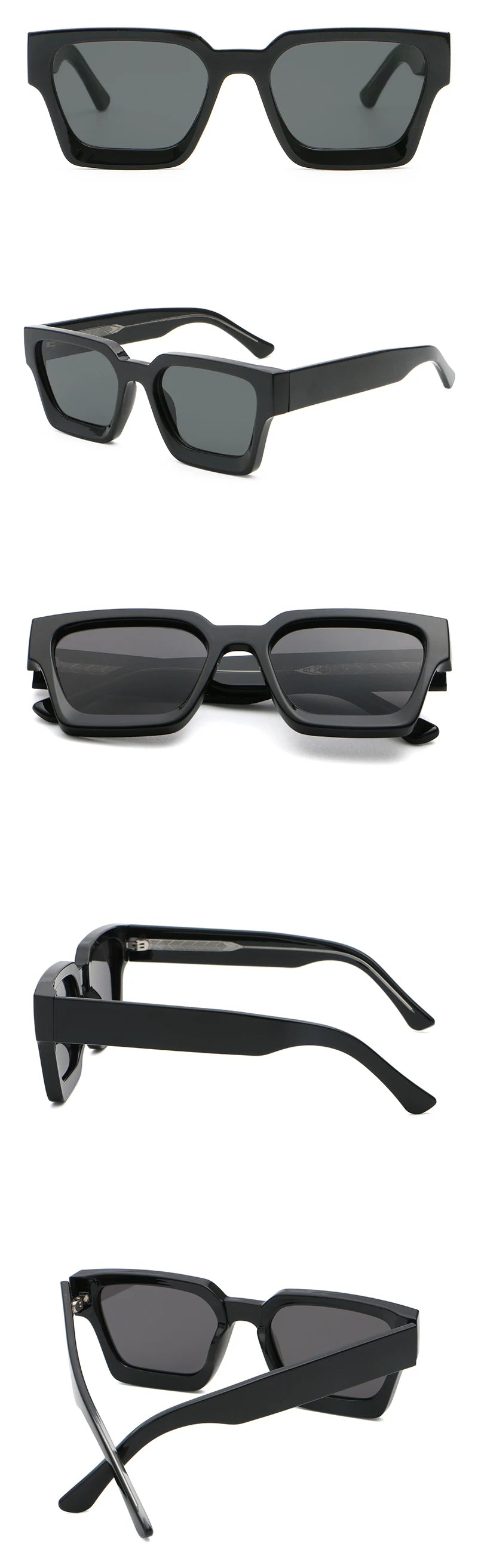 JASON - Retro Square Frame Sunglasses