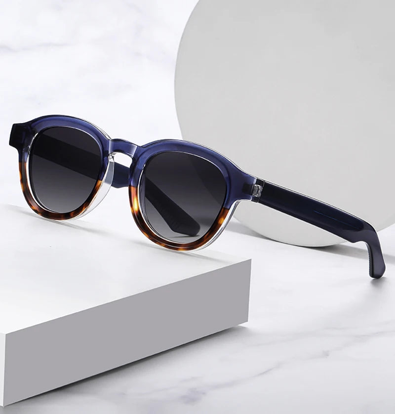 TIMOTHY - Retro Polarized Round Frame TR90 Sunglasses