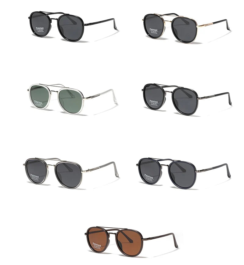 LEWIS - Classic Double Bridge Driving Sunglasses