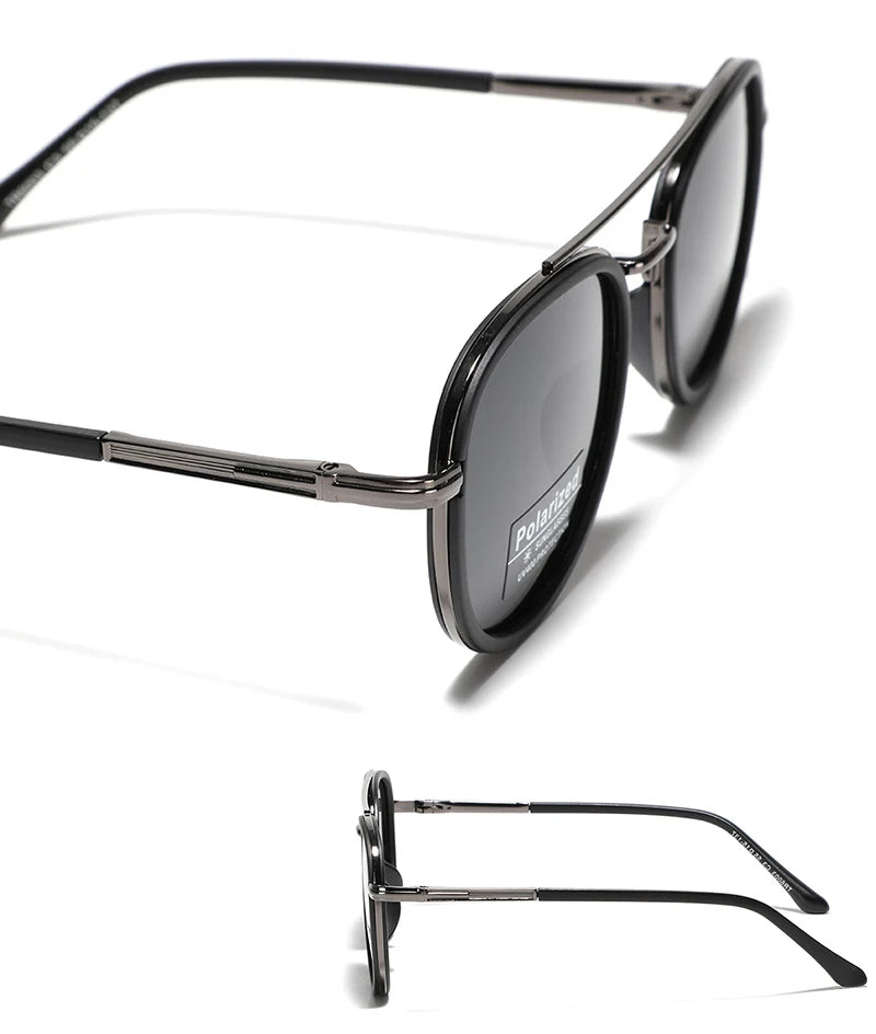 LEWIS - Classic Double Bridge Driving Sunglasses