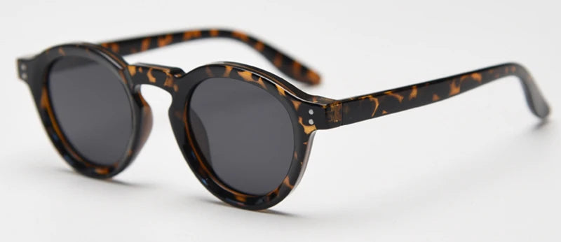 JOHNNY - Retro Polarized TR90 Round Frame Sunglasses