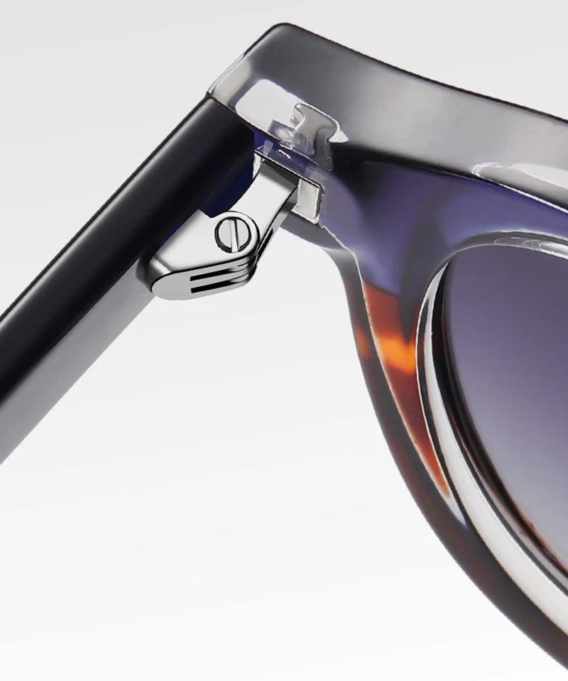 TIMOTHY - Retro Polarized Round Frame TR90 Sunglasses