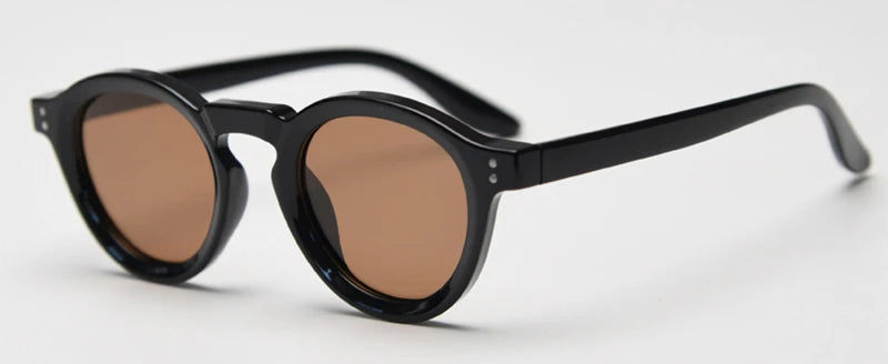 JOHNNY - Retro Polarized TR90 Round Frame Sunglasses