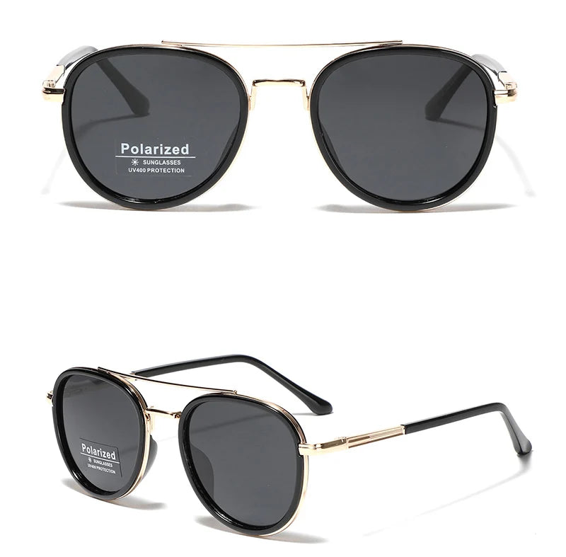 LEWIS - Classic Double Bridge Driving Sunglasses