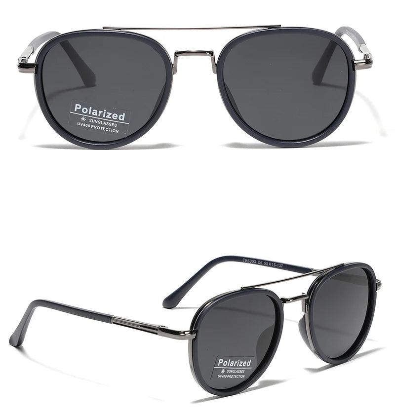 LEWIS - Classic Double Bridge Driving Sunglasses