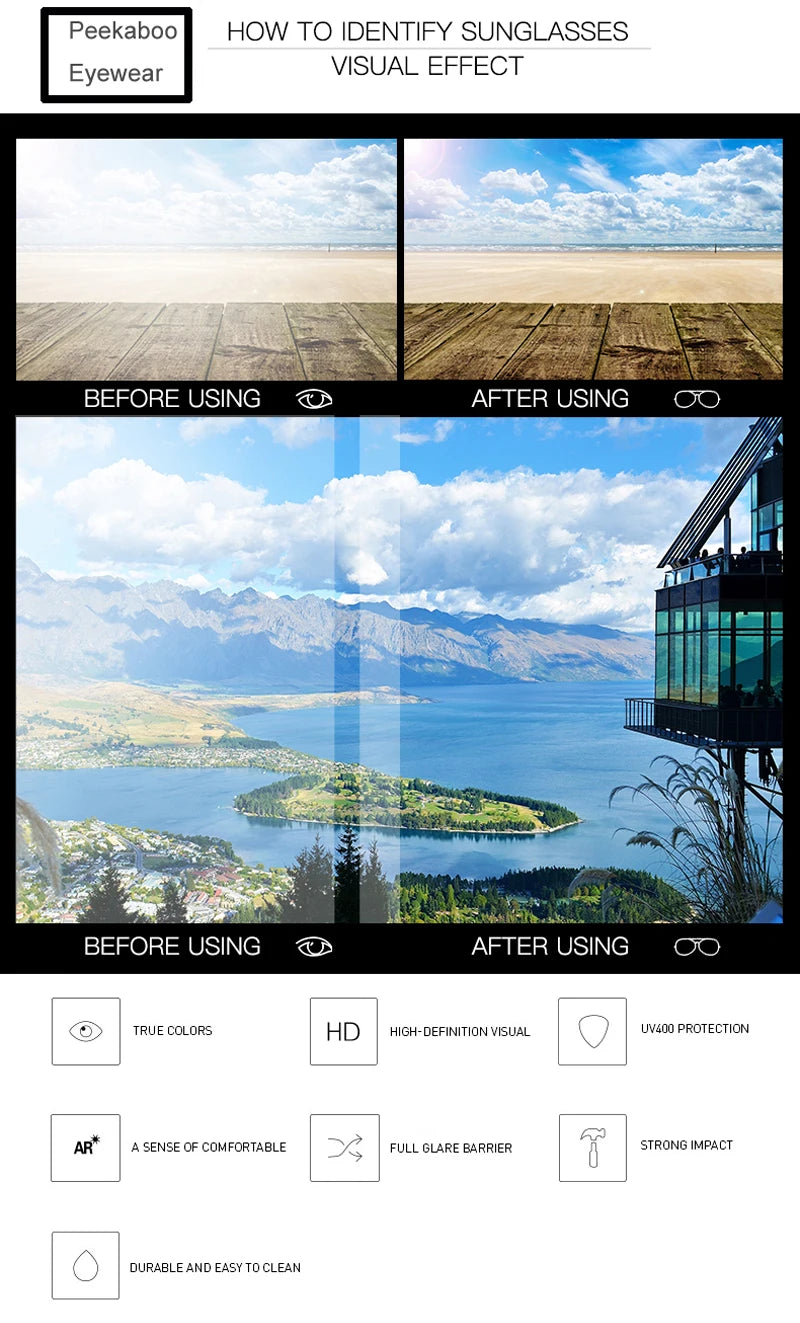 JOHNNY - Retro Polarized TR90 Round Frame Sunglasses