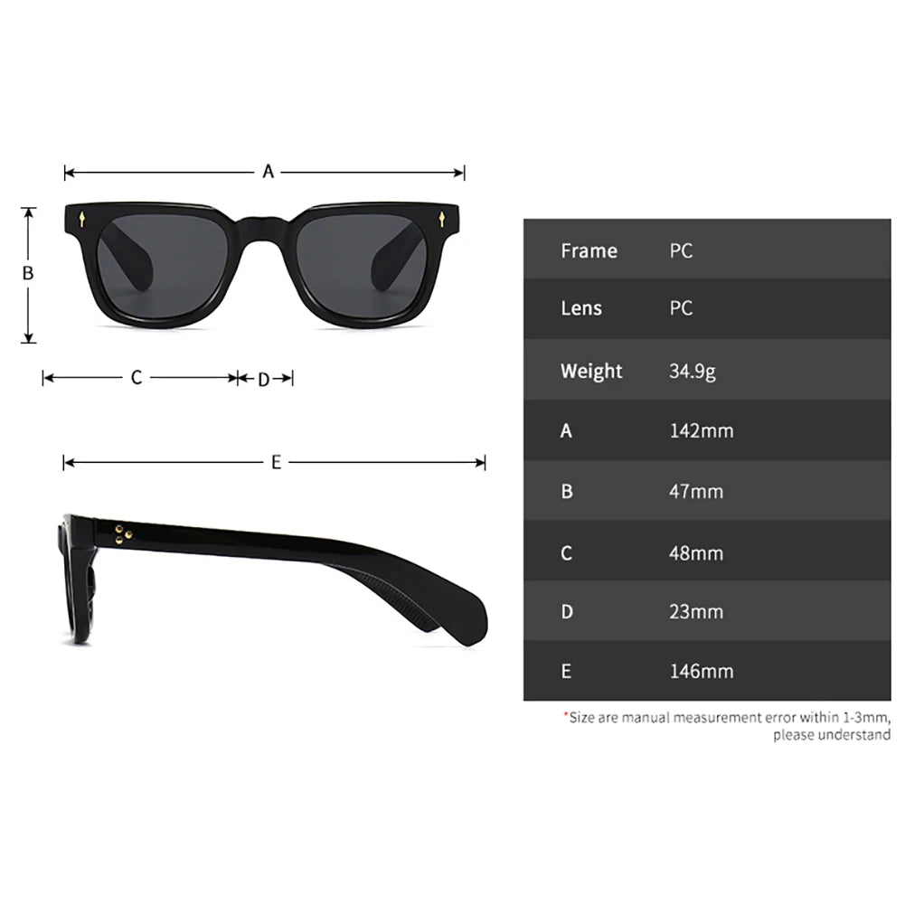 LEONARDO - Classic Retro CP Acetate Sunglasses