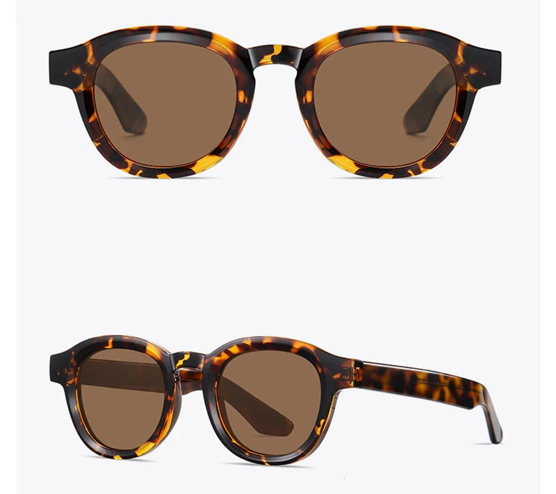 TIMOTHY - Retro Polarized Round Frame TR90 Sunglasses