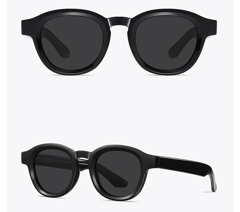 TIMOTHY - Retro Polarized Round Frame TR90 Sunglasses