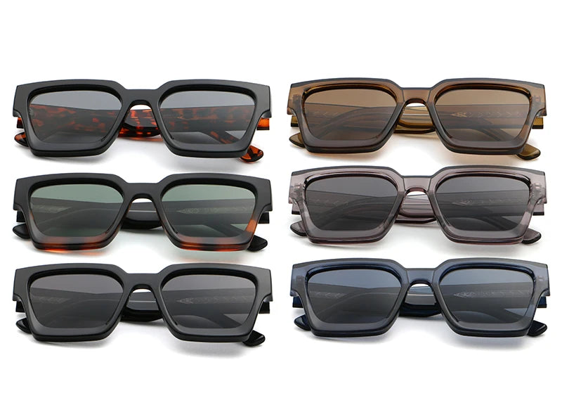 JASON - Retro Square Frame Sunglasses