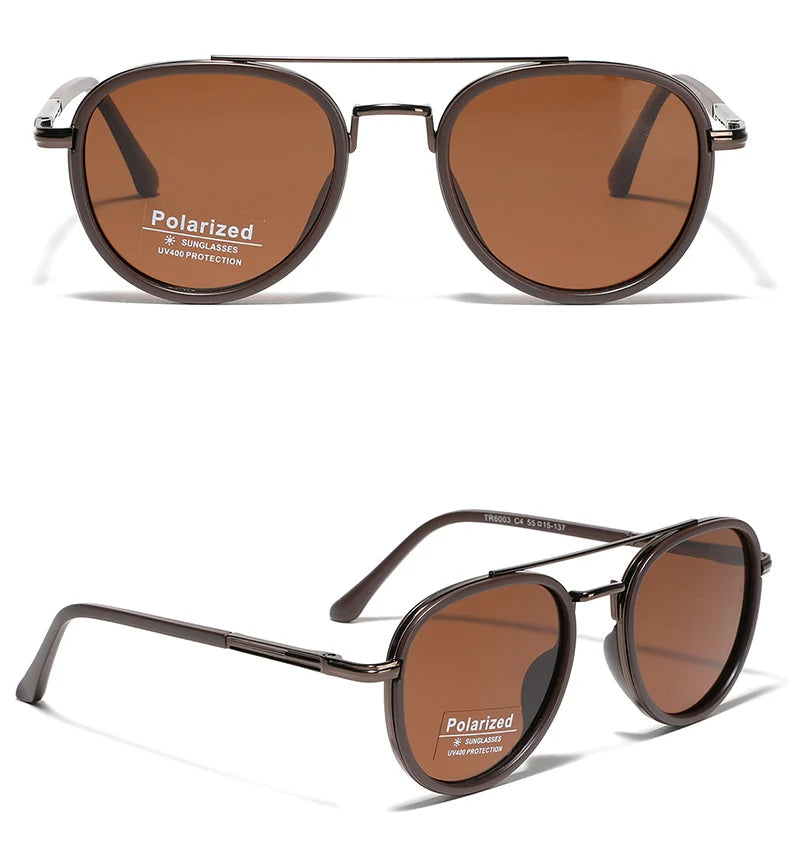 LEWIS - Classic Double Bridge Driving Sunglasses