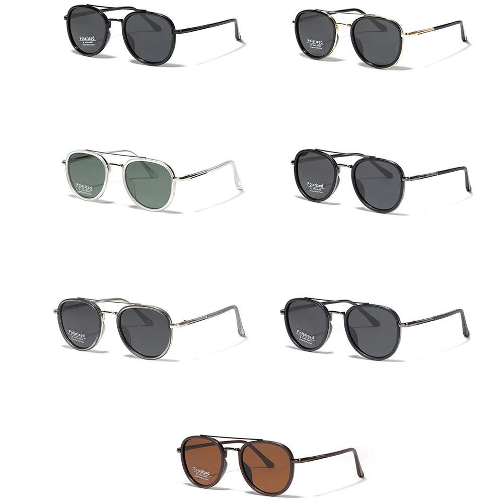 LEWIS - Classic Double Bridge Driving Sunglasses