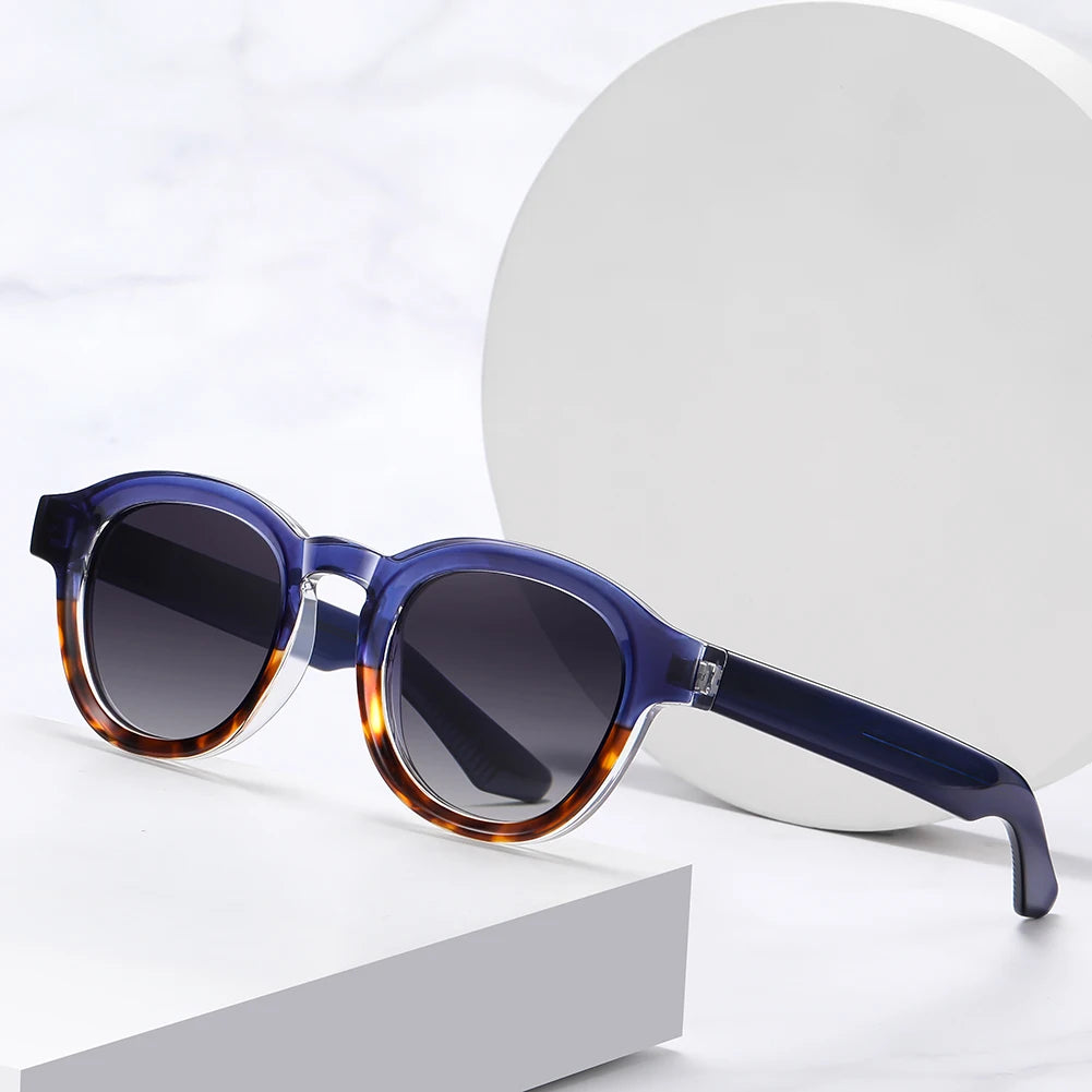 TIMOTHY - Retro Polarized Round Frame TR90 Sunglasses